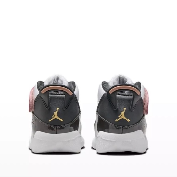 Nike Jordan 6 Rings TD Size White/ /Pink Shoes Sneaker 8C-10C - Picture 5 of 5